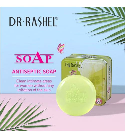 Rashel Antiseptic Soap & against the Bacteria & Anti Itch for Body and Private Parts for Girls & Women 100g